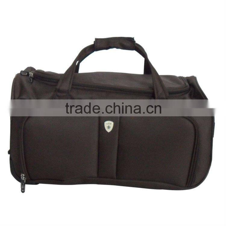 2015 china supplier cheap handbag Fashion duffel bag with trolley