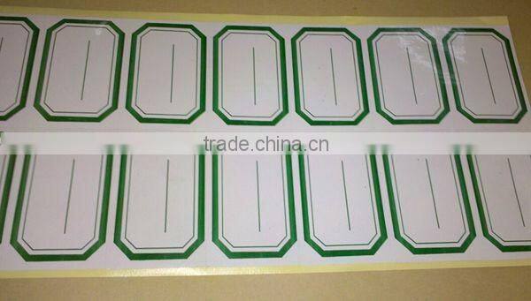 different paper material sticker lablel printing from china