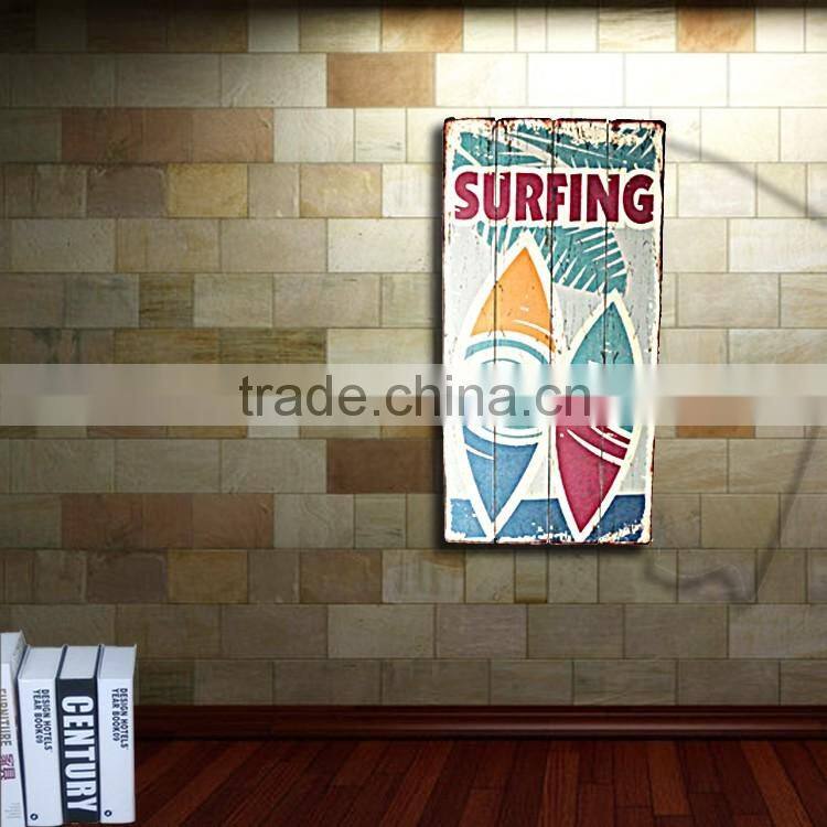 Wooden Vintage Wall Painting Hanging Decoration