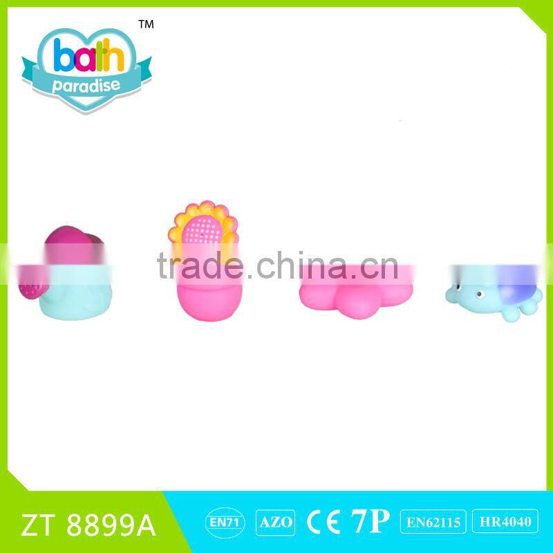 2016New !PVC Watering pot +sunflower+flower+ladybird+florg baby bath learning toy