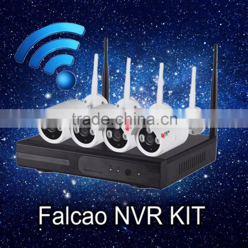 1.3mp cctv wireless wifi cctv system,wifi nvr kit 4ch Monitor NVR KIT
