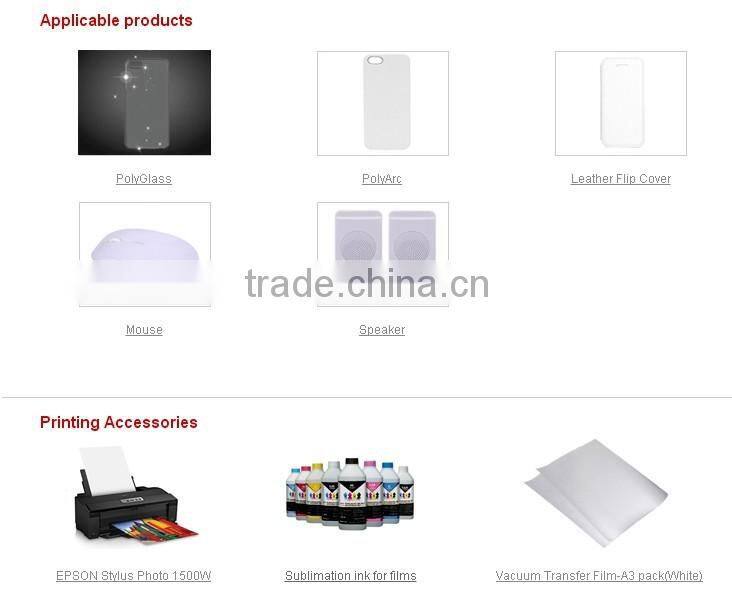 Heating press machine for film cases