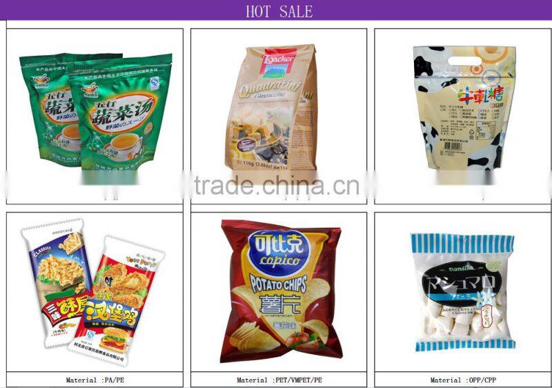 food packaging plastic bag with zipper