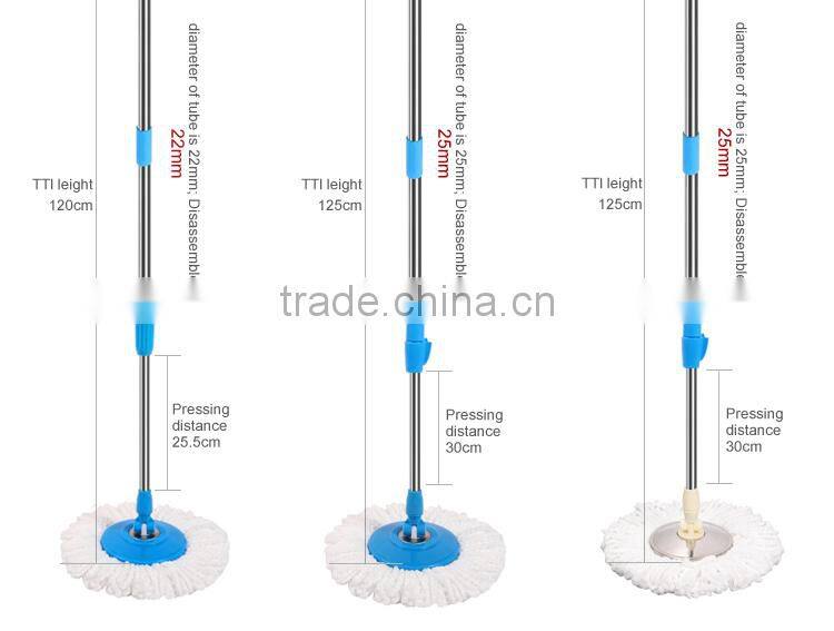 Aluminum mop handle floor mop easy mop plastic mop and broom holder