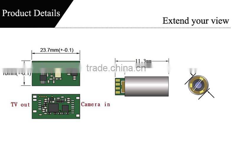 RALCAM cmos camera module for medical endoscope