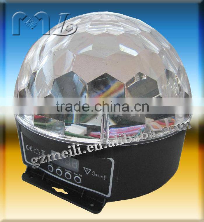 LED small pattern/spot dmx rgb crystal magic ball for sale