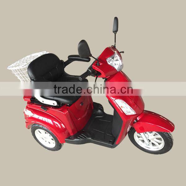 500W Three Wheels Electric Scooter for Old or Disabled