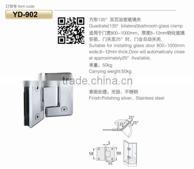 Heavy Duty Glass Door Hinges 135 degree glass door hinges