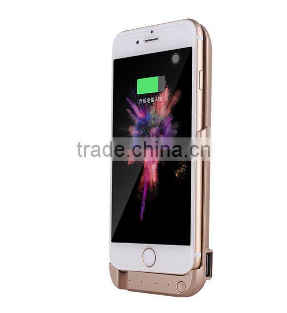 8000mAH for iPhone 6 Plus External Battery Backup Charging Bank Power Case Cover