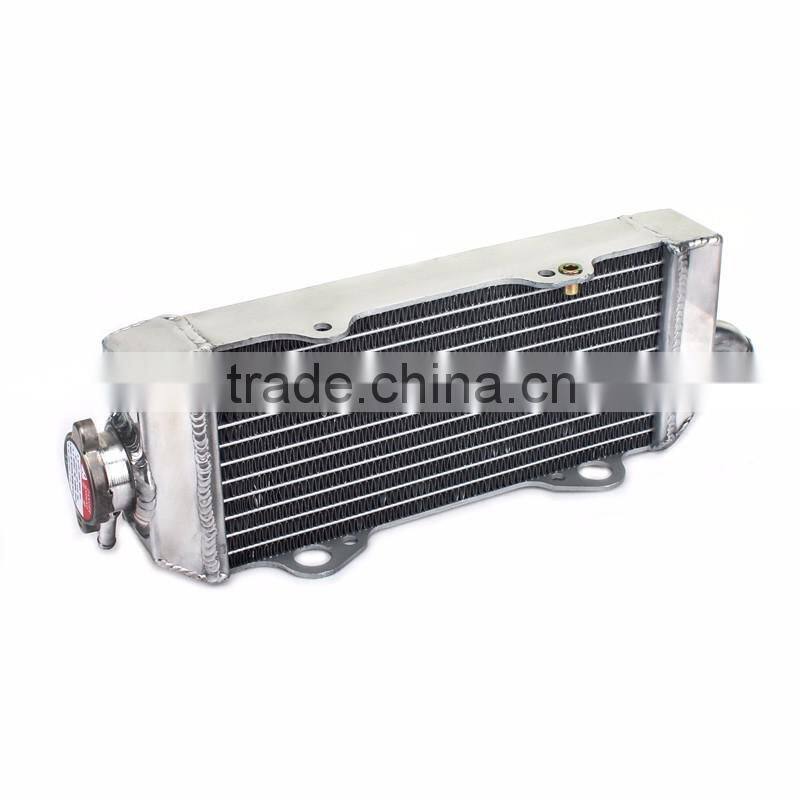 CNC aluminum motorcycle radiator with high heat transfer for dirt bike