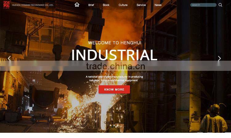 All fiber 75KW Motor rotor heat furnace with hot air circulation