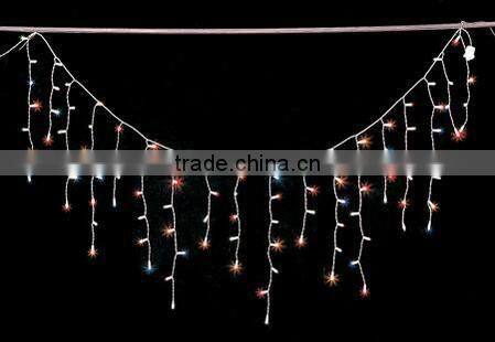 blue led icicle light