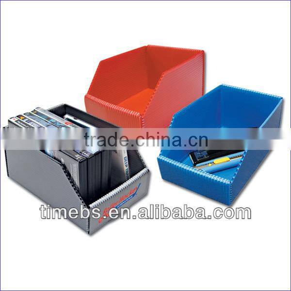 Folding coroplast archive box ,file box,documents box