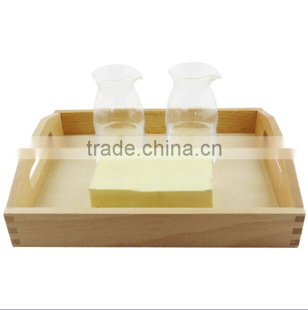 Montessori wooden educational toys set for pouring variation 1