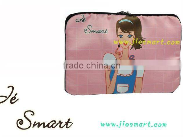 JSMART Laptop sleeve computer bag customized MOQ FREE giftware sublimation printing