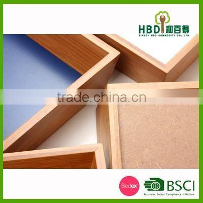 2016 Colorful bamboo organizer tray, multifunction cultery organizer