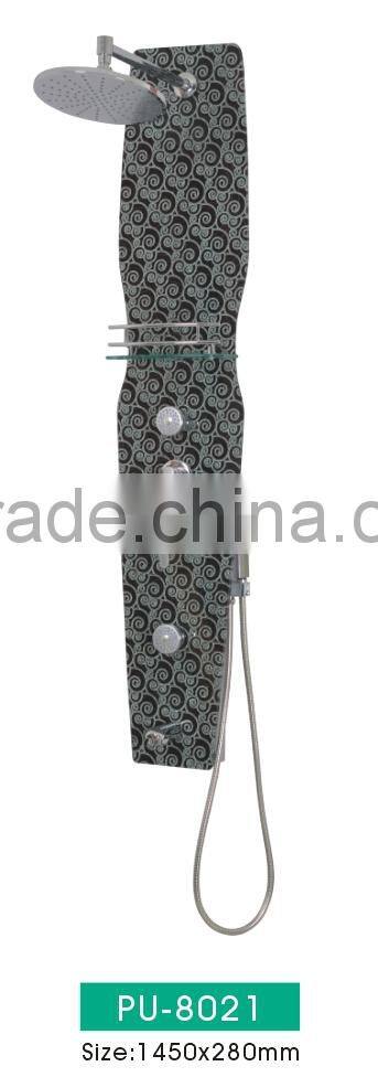 Popular Cheap temperature controller Tempered Glass shower accessories Shower Panel