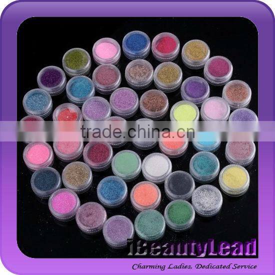 45 colors nail glitter powder nail art decoartion acrylic nail powder dust