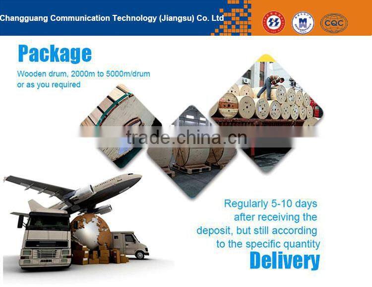 Good mechanical and temperature performance glass yarn ABC-IS drop fiber optic cable