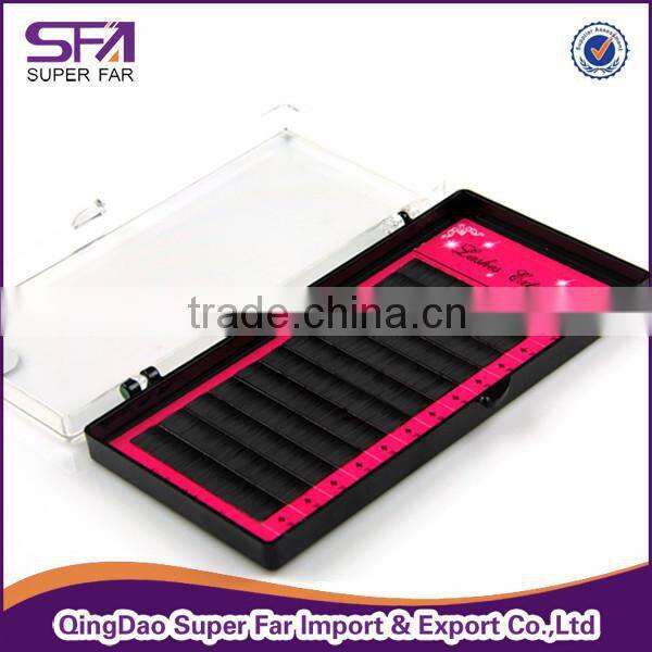 hot sale Korean quality private label custom packaging silky mink eyebrow extension