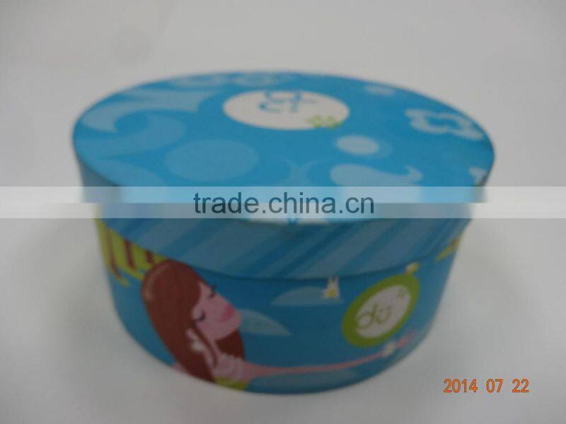 Round paper gift box for Jewelry/tube box for packing