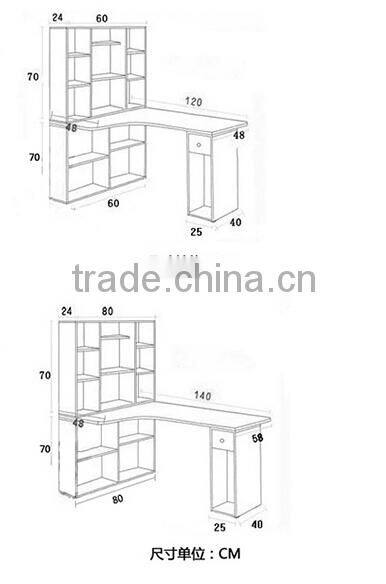 modern cheap wooden office furniture computer desk