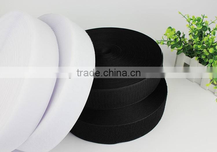 factory customized high quality adhesive hook and loop tape/fasteners tape