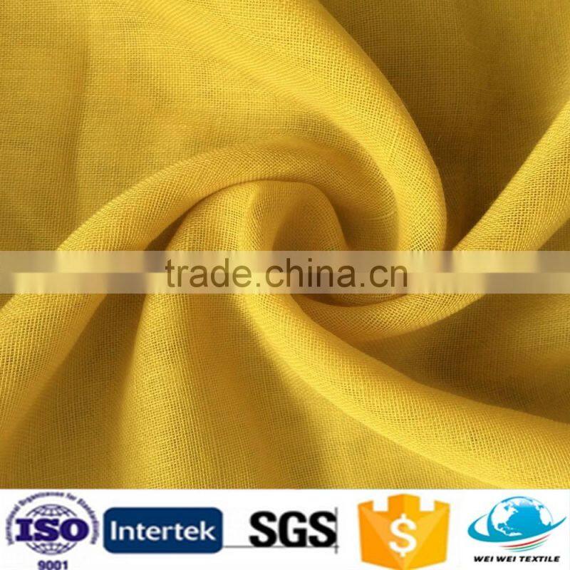 manufacturer factory price 100% polyester sheer voile fabric lady scarf fabric