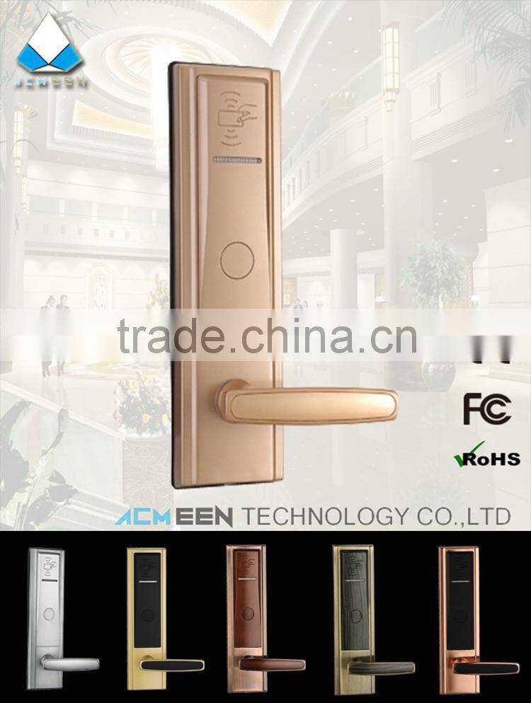 High security intelligent RFID electronic door hotel lock