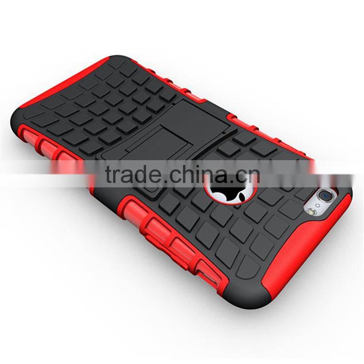 Stryfer tpu+pc 2 in 1 for iphone 6 armor case ,phone cases with stand fuction for iphone 6 plus