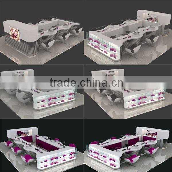 Mall Nail Salon /Manicure/Pedicure Kiosk for hot sale