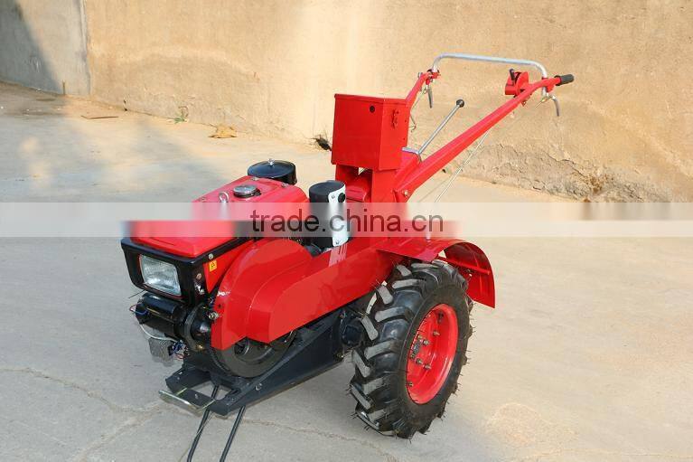 good quality diesel walk behind tractor 15hp diesel durable usage