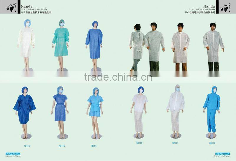 PP disposable cheap coverall