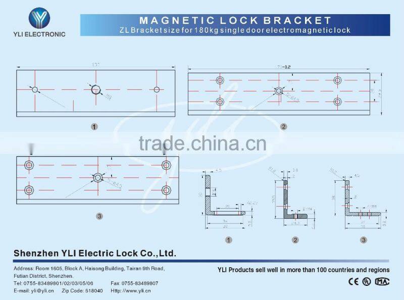 The ZL Bracket is for Inward Door (180kg)