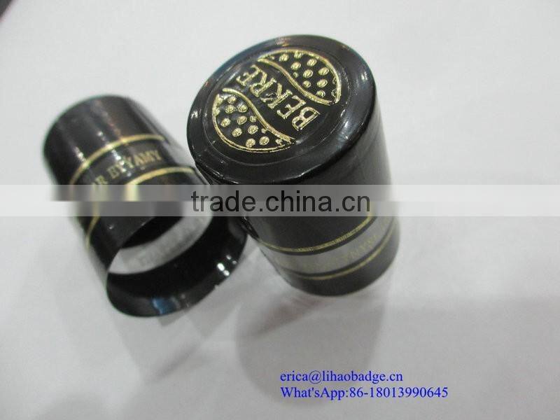 PVC heat shrinkable film Wine capsule,Custom Wine Bottle Shrink Caps