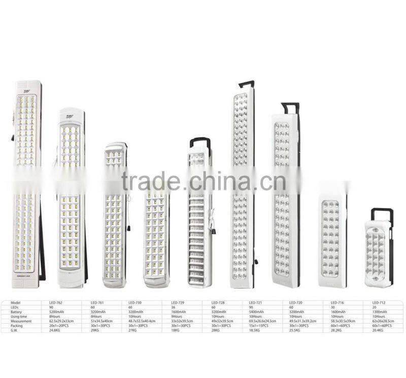 Popular 30SMD 3528 Li-ion Battery 18650 3-6 hours duration LED Emergency light Notlicht