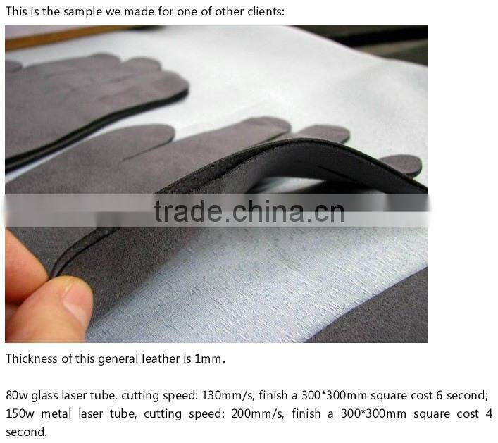 Synthetic PVC PU Leather Laser Cutting Machine Price