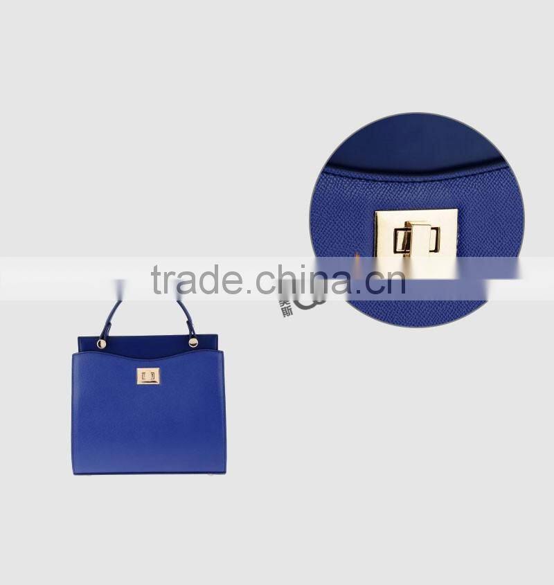 Hot Sale Fashion Custom Bag Metal Handbag Twist Lock