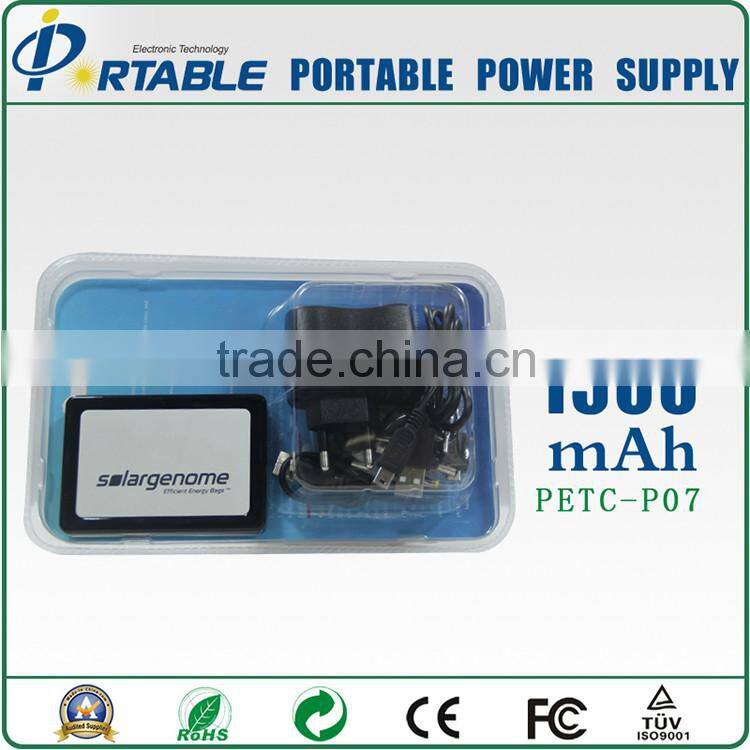 Mobile Power Bank support custom External Battery 2000mAH Power Bank Led