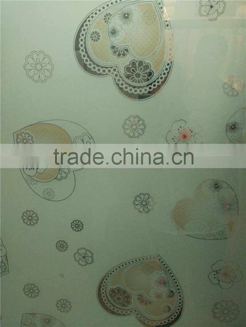 biggest art glass factories in china 4mm shower Art Glass
