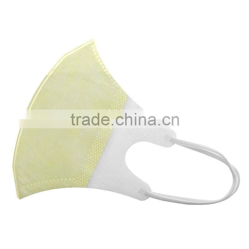 2016 ECOMA colorful anti-fog 3-D face mask, polypropylene isolation mask