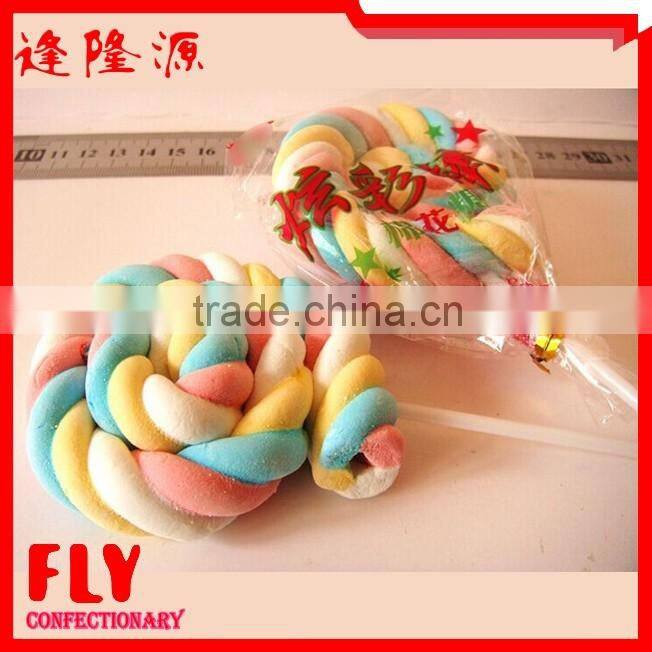 FLY-Foods Brand Twisted Marshmallow Lollipop Pop