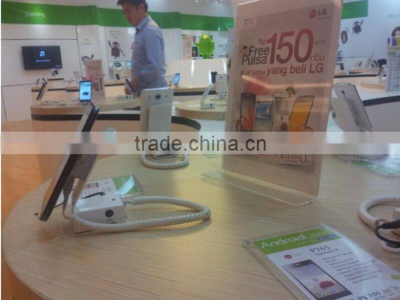 Security anti theft cell phone alarm display stand