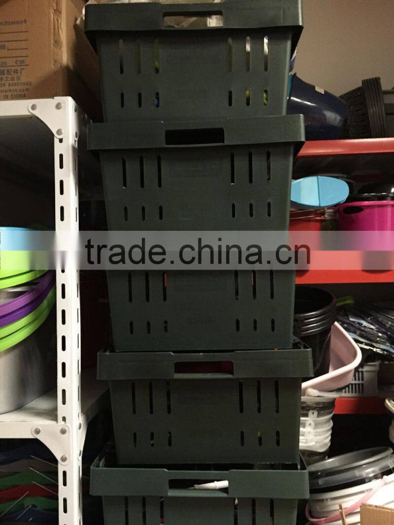 Plastic Shopping Basket With Plastic Handles