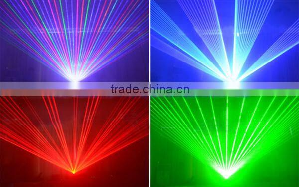 Colorful 3D RGB Animation laser stage light for party