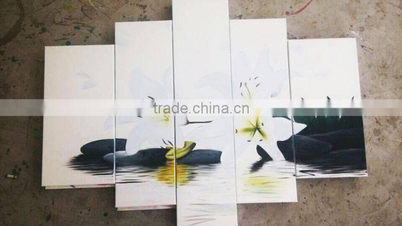 acrylic flower painting for living room