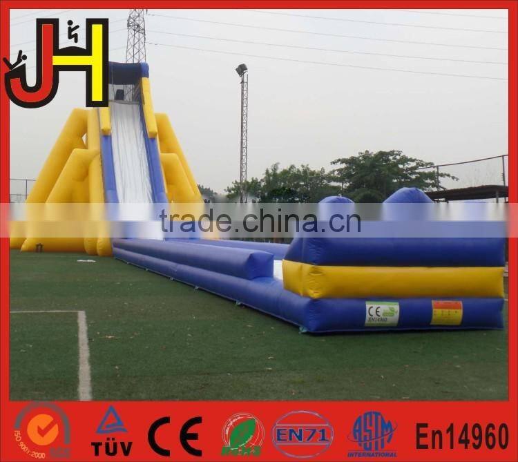 Guangzhou JH Custom Blue&Yellow Large Inflatable Water Slide For Sale