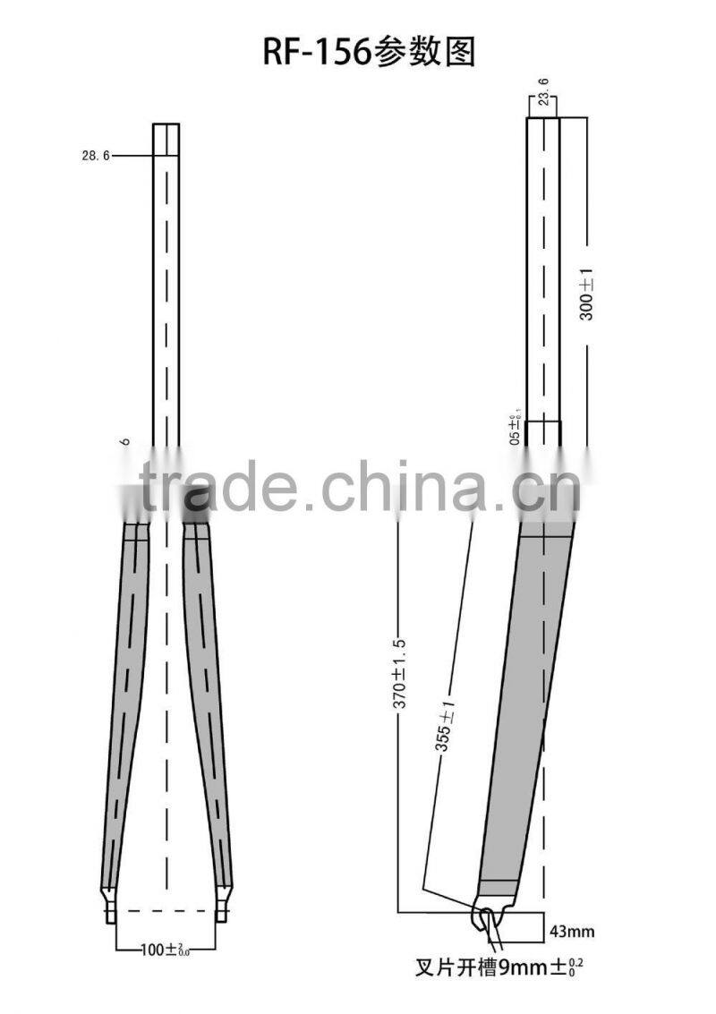 New arriving DIY Carbon bicycle front suspension fork Disc Brake from trade assurance supplier