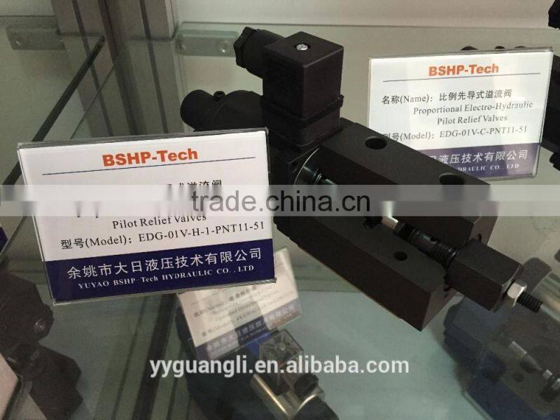 Yuken Series Proportional Pressure Relief Valves EDG-01*-*-*-P*T*-51