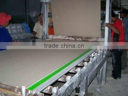 Gypsum board machinery